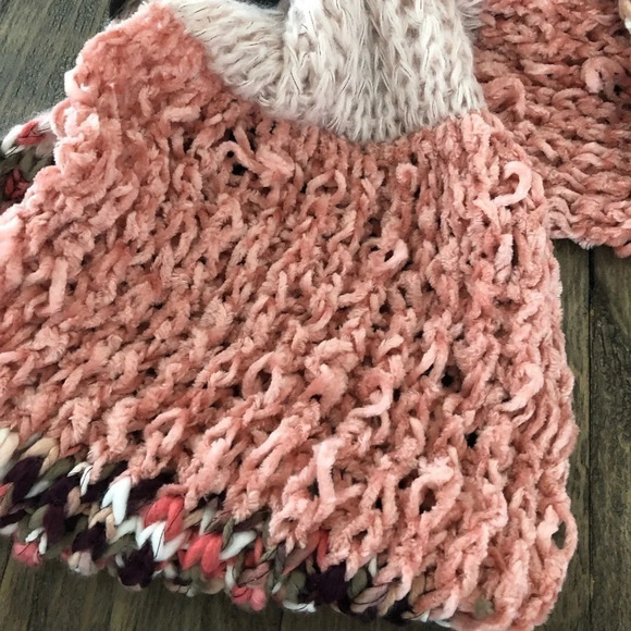 NWT Apt 9 Pink Chenille Infinity Scarf Chevron New - Picture 4 of 4